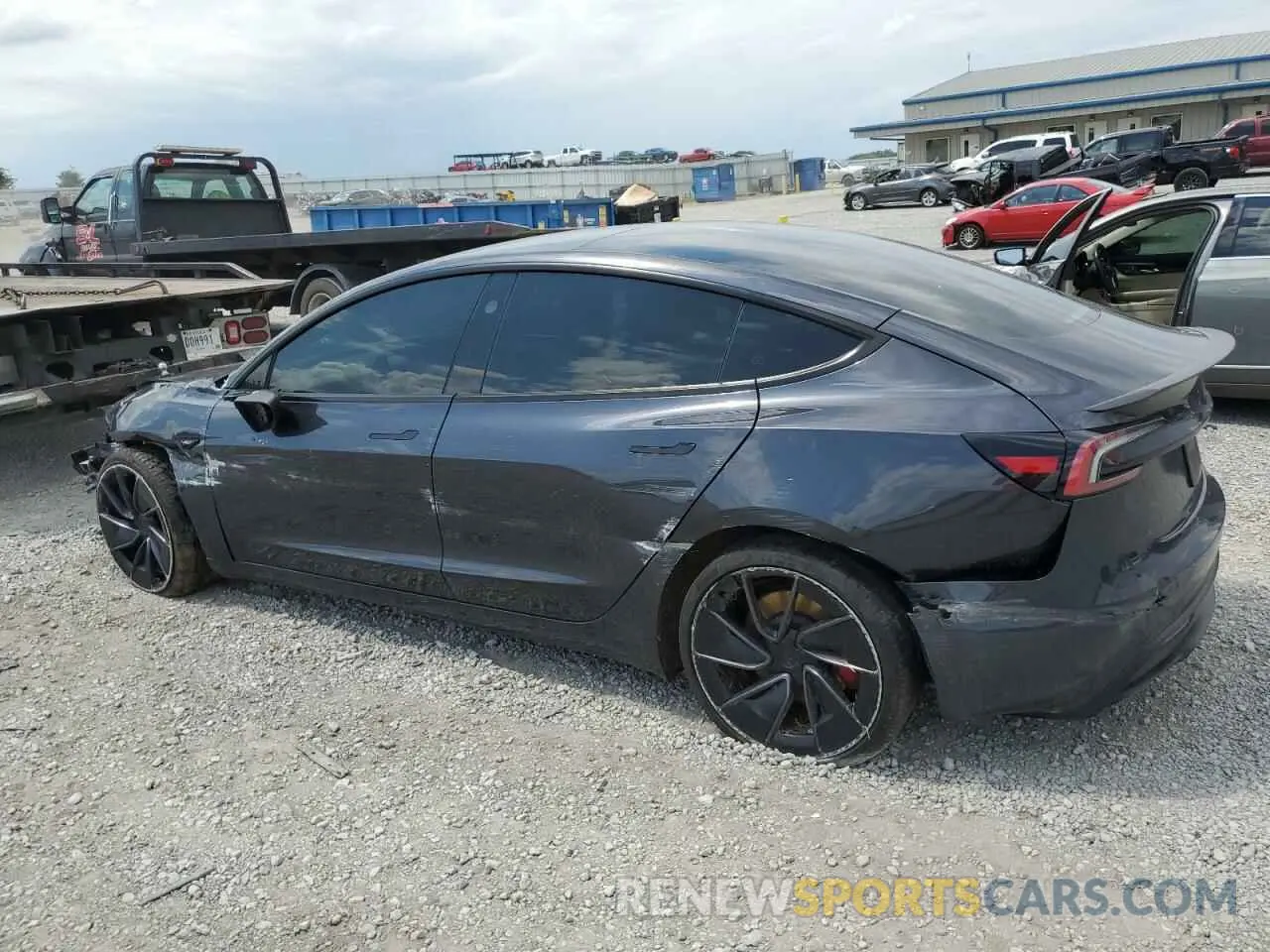 2 Photograph of a damaged car 5YJ3E1ET8RF810658 TESLA MODEL 3 2024