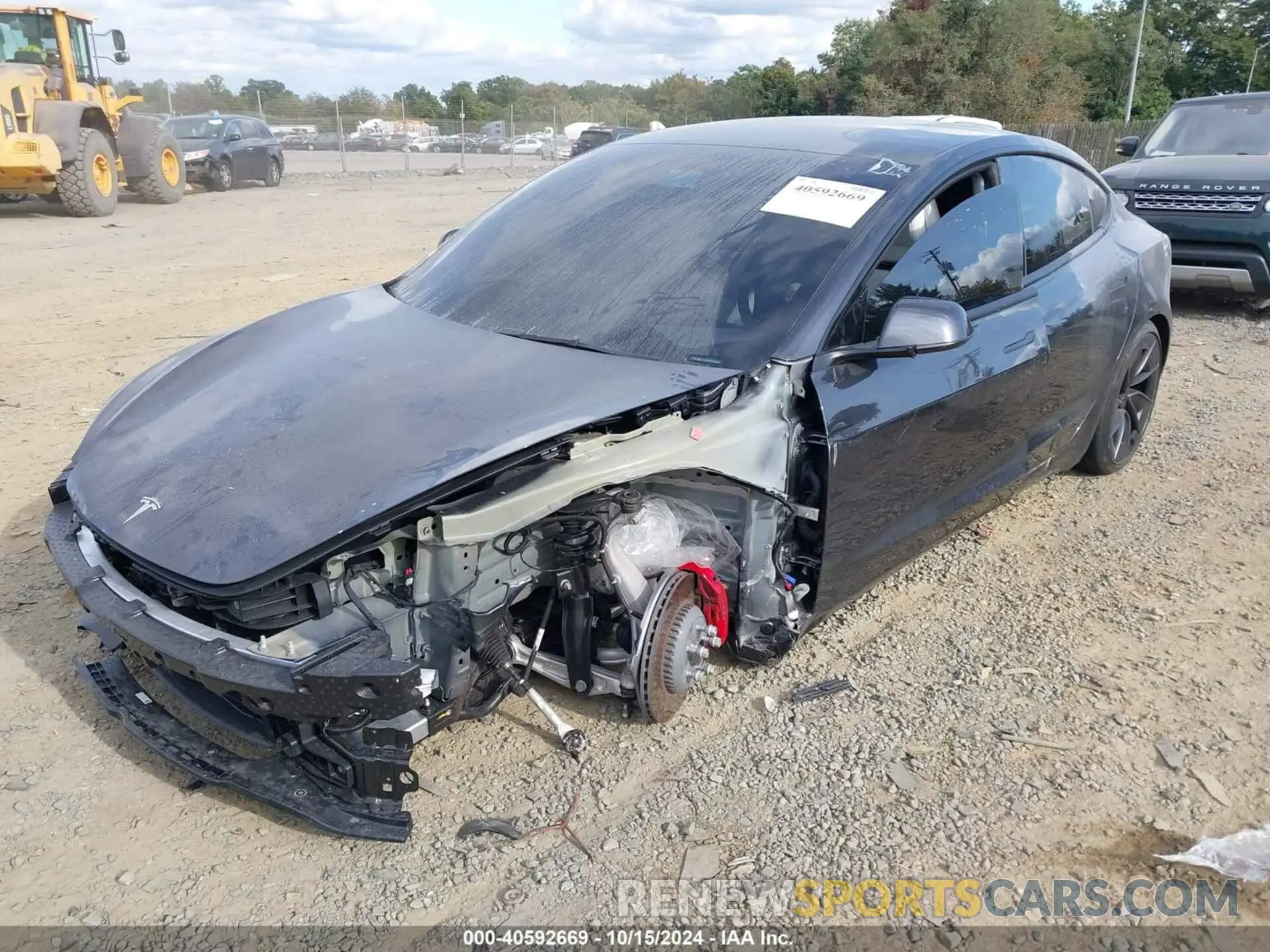 2 Photograph of a damaged car 5YJ3E1ET8RF826486 TESLA MODEL 3 2024