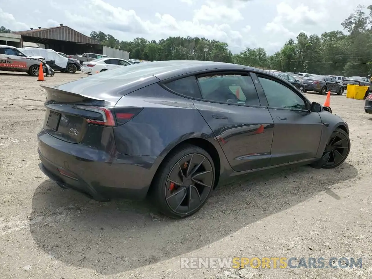 3 Photograph of a damaged car 5YJ3E1ET8RF826648 TESLA MODEL 3 2024