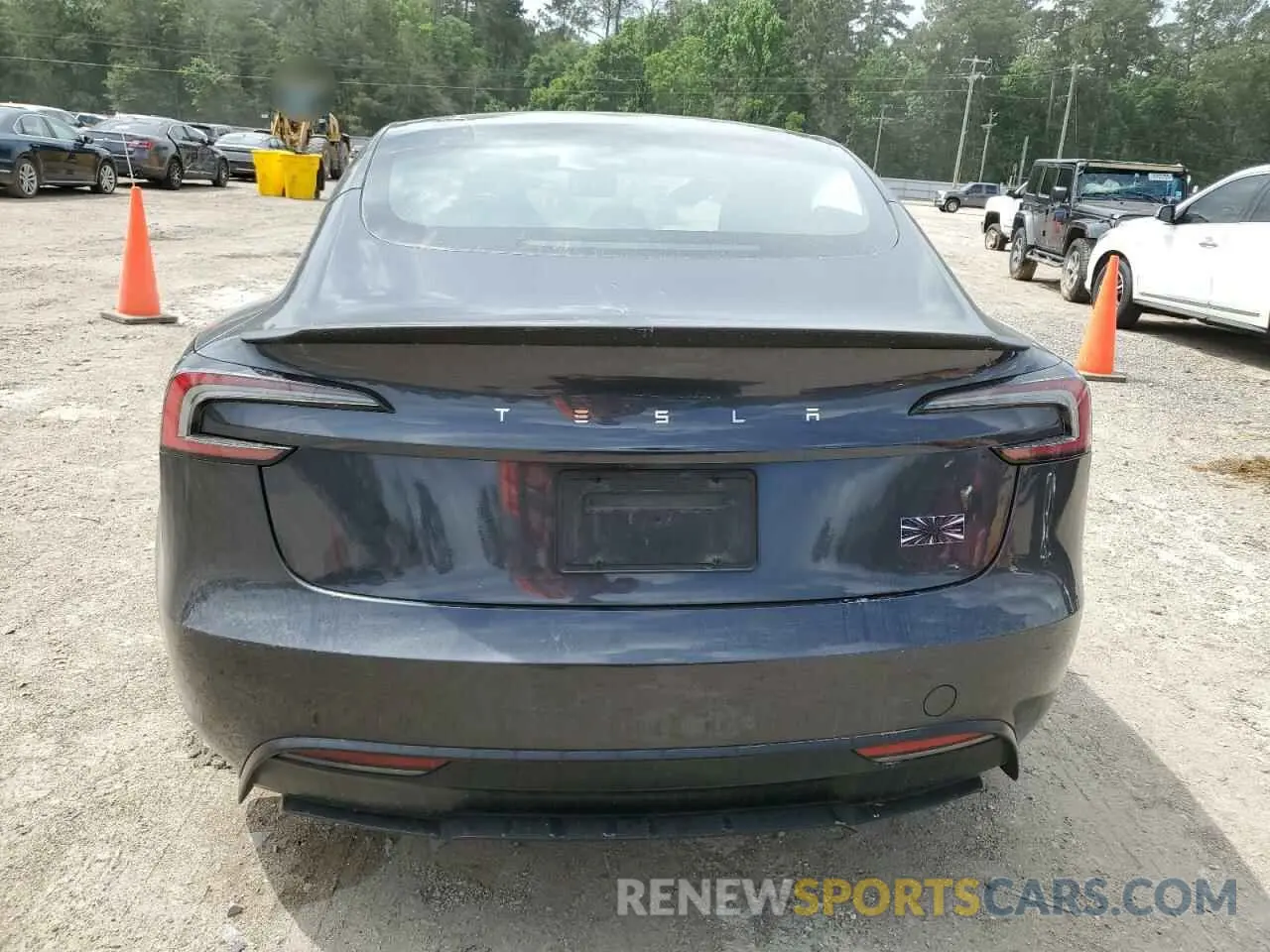 6 Photograph of a damaged car 5YJ3E1ET8RF826648 TESLA MODEL 3 2024