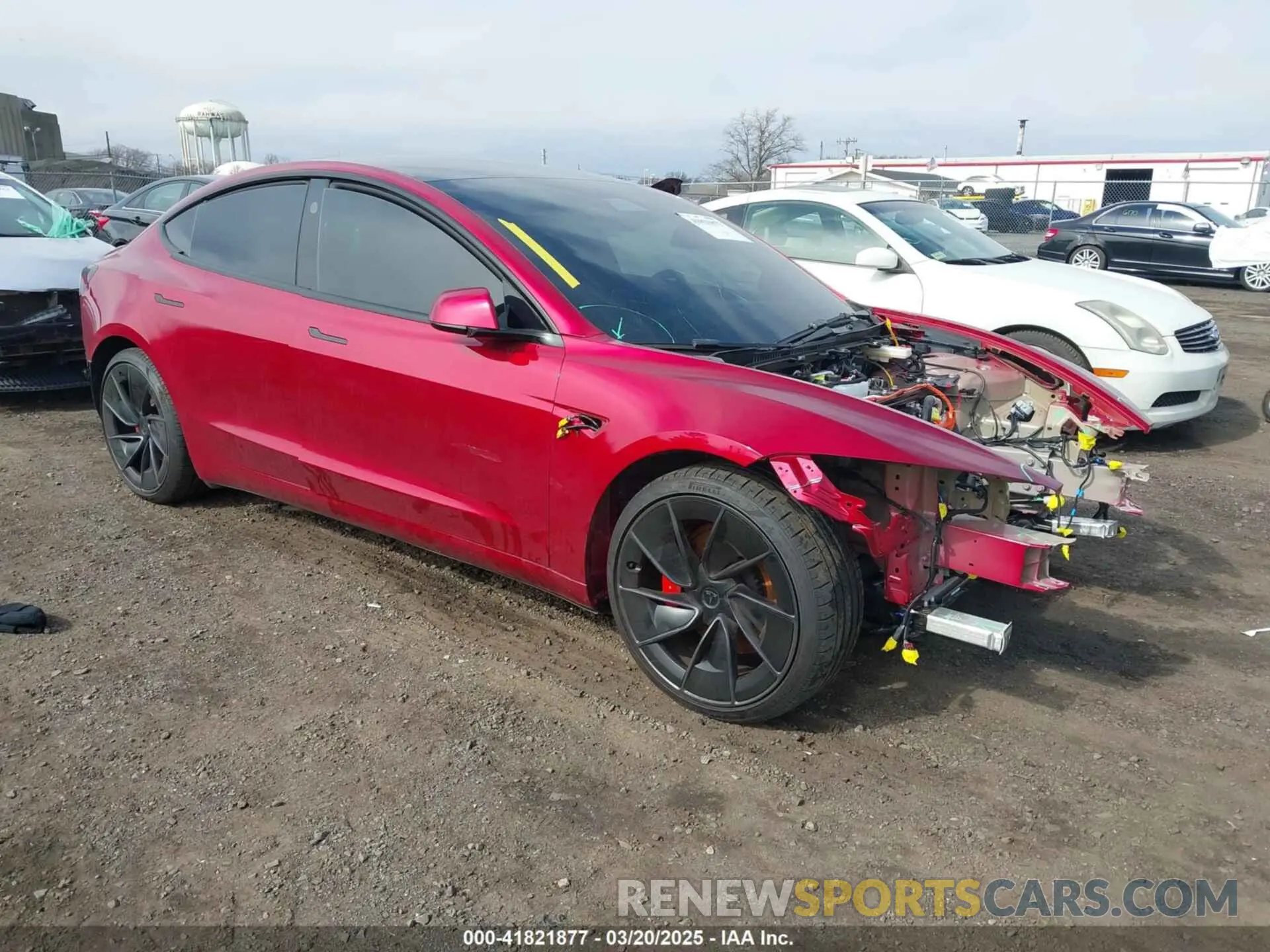 1 Photograph of a damaged car 5YJ3E1ET8RF835818 TESLA MODEL 3 2024
