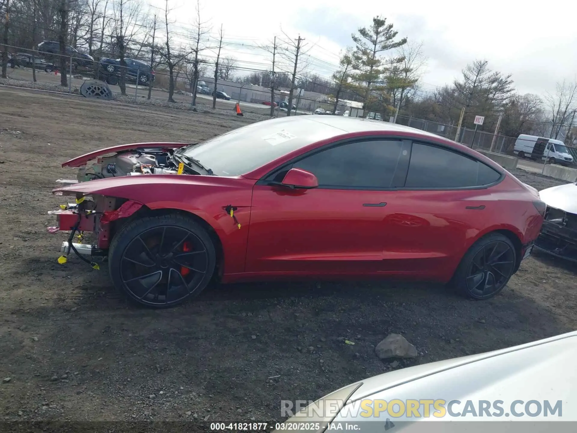 14 Photograph of a damaged car 5YJ3E1ET8RF835818 TESLA MODEL 3 2024