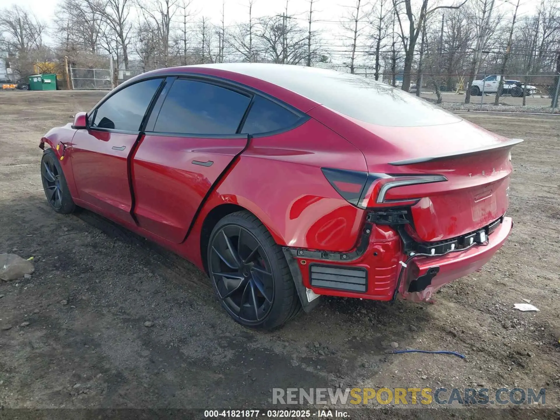 3 Photograph of a damaged car 5YJ3E1ET8RF835818 TESLA MODEL 3 2024