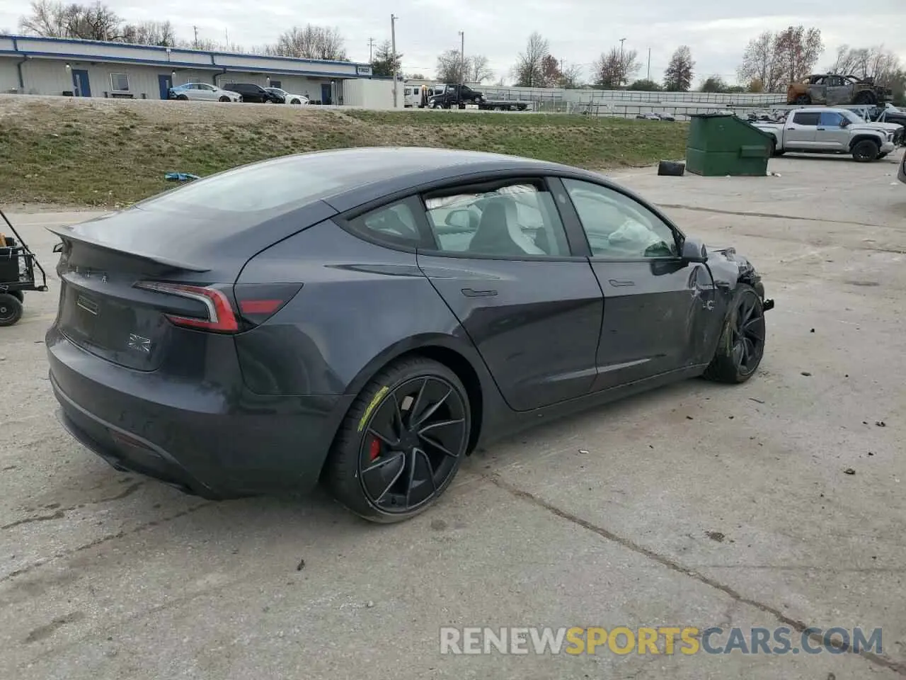 3 Photograph of a damaged car 5YJ3E1ET8RF847628 TESLA MODEL 3 2024
