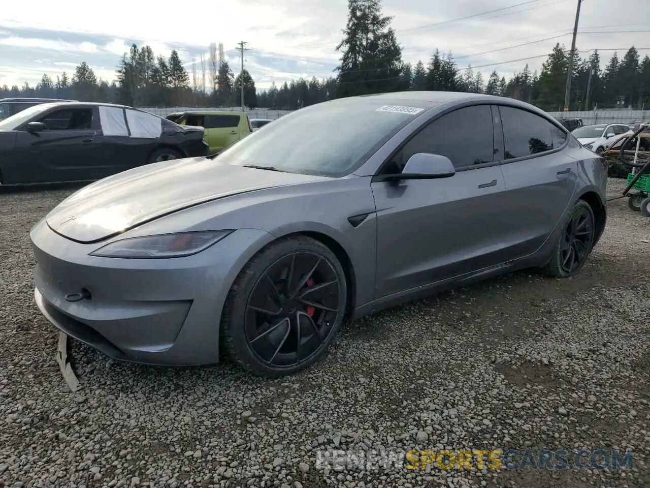 1 Photograph of a damaged car 5YJ3E1ET8RF849654 TESLA MODEL 3 2024