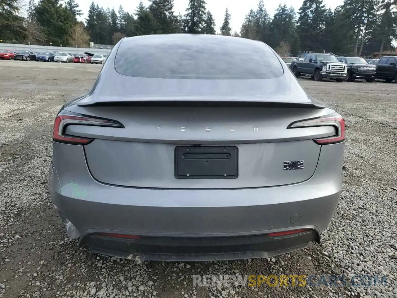 6 Photograph of a damaged car 5YJ3E1ET8RF849654 TESLA MODEL 3 2024
