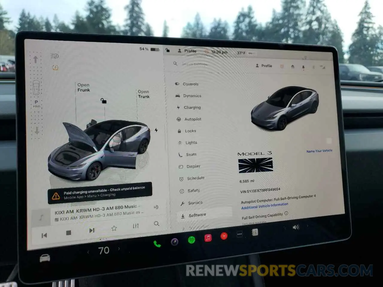 9 Photograph of a damaged car 5YJ3E1ET8RF849654 TESLA MODEL 3 2024