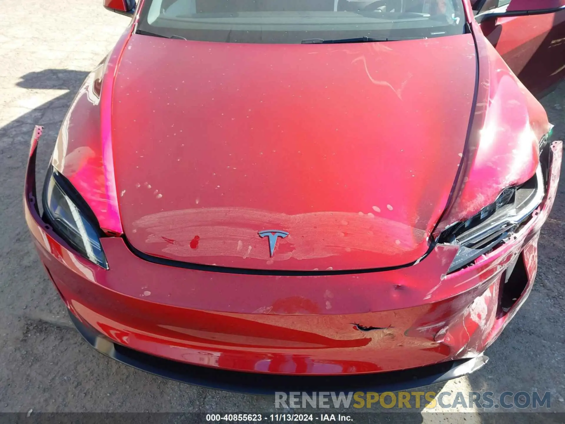 10 Photograph of a damaged car 5YJ3E1ET8RF865837 TESLA MODEL 3 2024