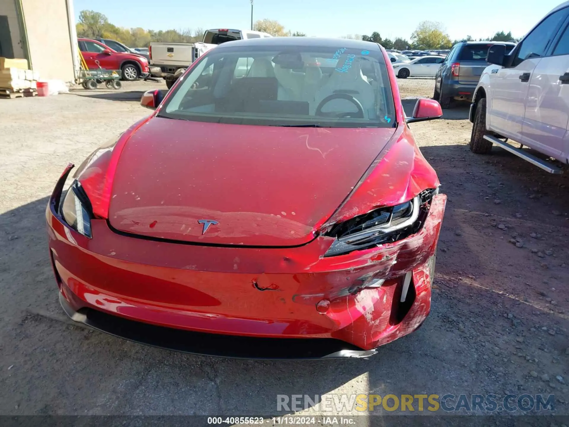 12 Photograph of a damaged car 5YJ3E1ET8RF865837 TESLA MODEL 3 2024