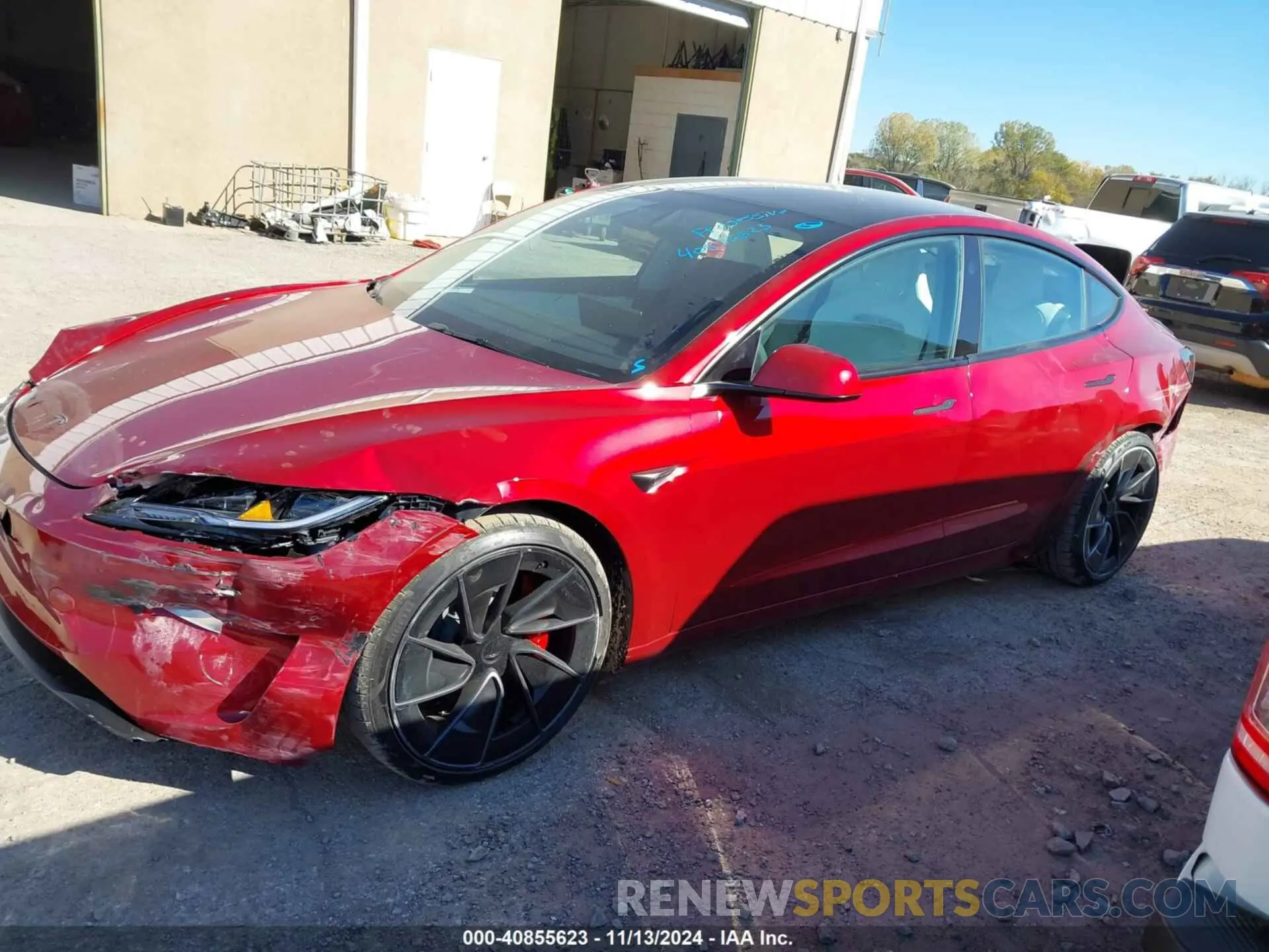 14 Photograph of a damaged car 5YJ3E1ET8RF865837 TESLA MODEL 3 2024