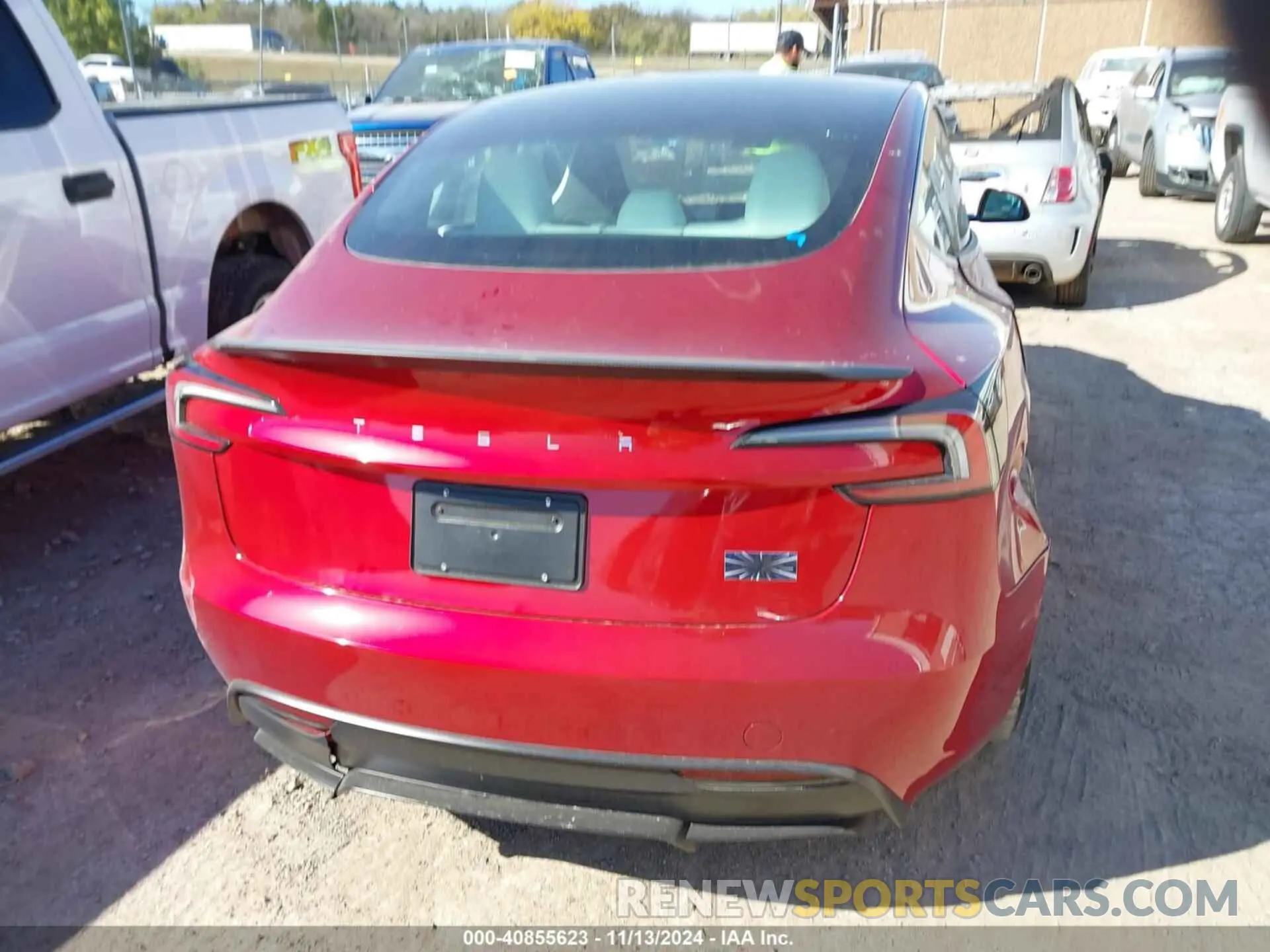 16 Photograph of a damaged car 5YJ3E1ET8RF865837 TESLA MODEL 3 2024
