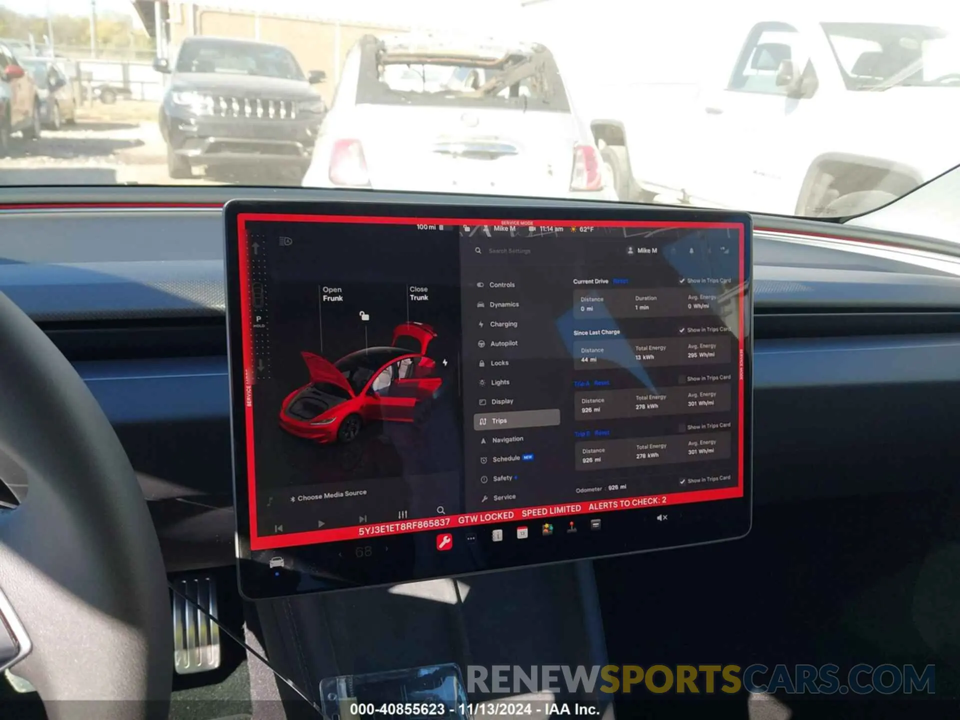 18 Photograph of a damaged car 5YJ3E1ET8RF865837 TESLA MODEL 3 2024