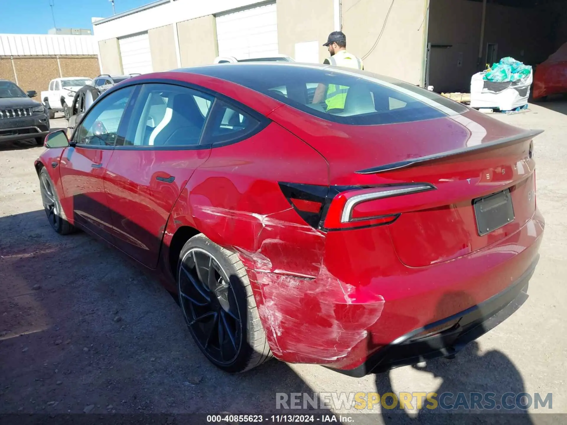 6 Photograph of a damaged car 5YJ3E1ET8RF865837 TESLA MODEL 3 2024