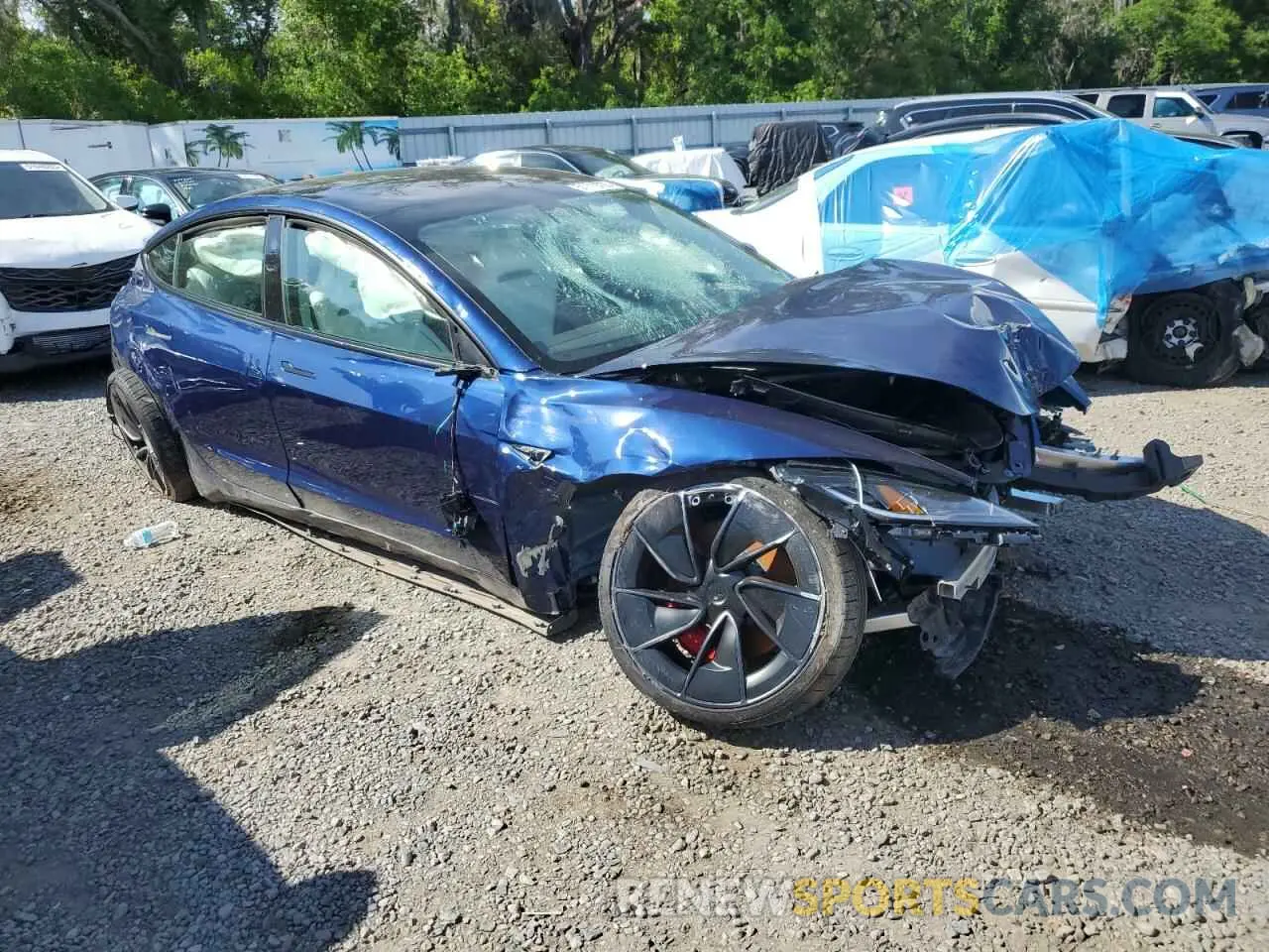 4 Photograph of a damaged car 5YJ3E1ET9RF769554 TESLA MODEL 3 2024