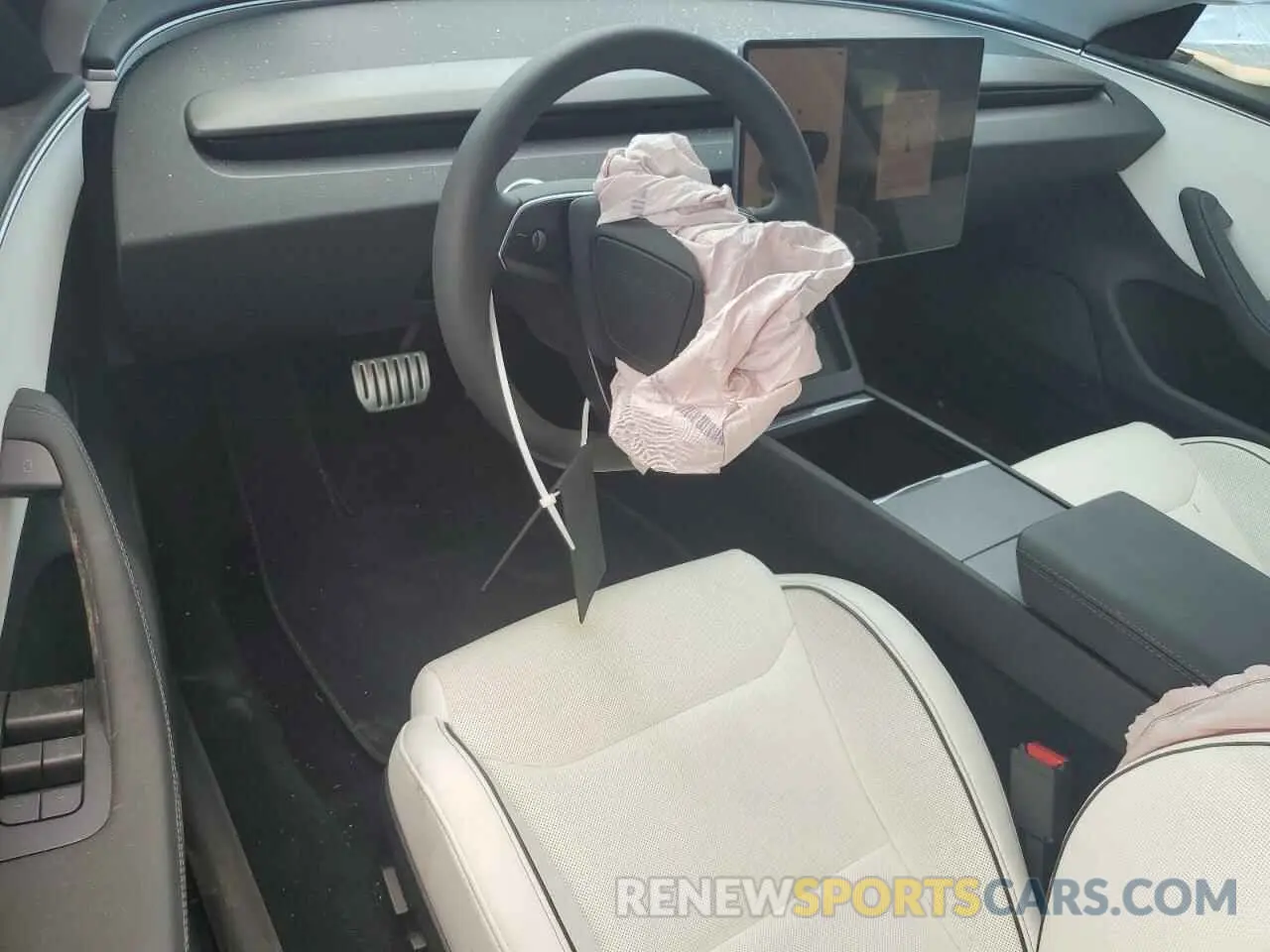 8 Photograph of a damaged car 5YJ3E1ET9RF769554 TESLA MODEL 3 2024