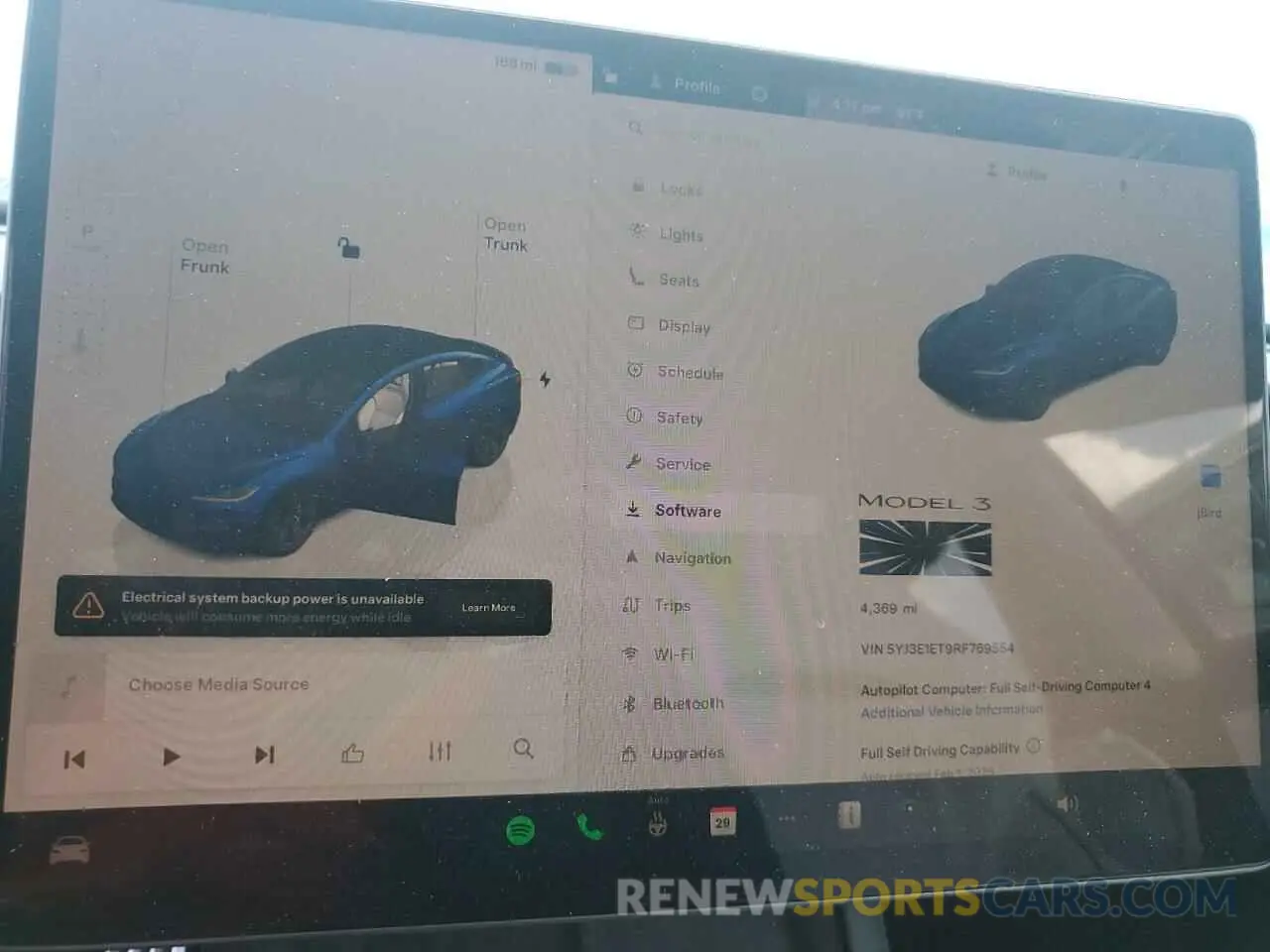 9 Photograph of a damaged car 5YJ3E1ET9RF769554 TESLA MODEL 3 2024