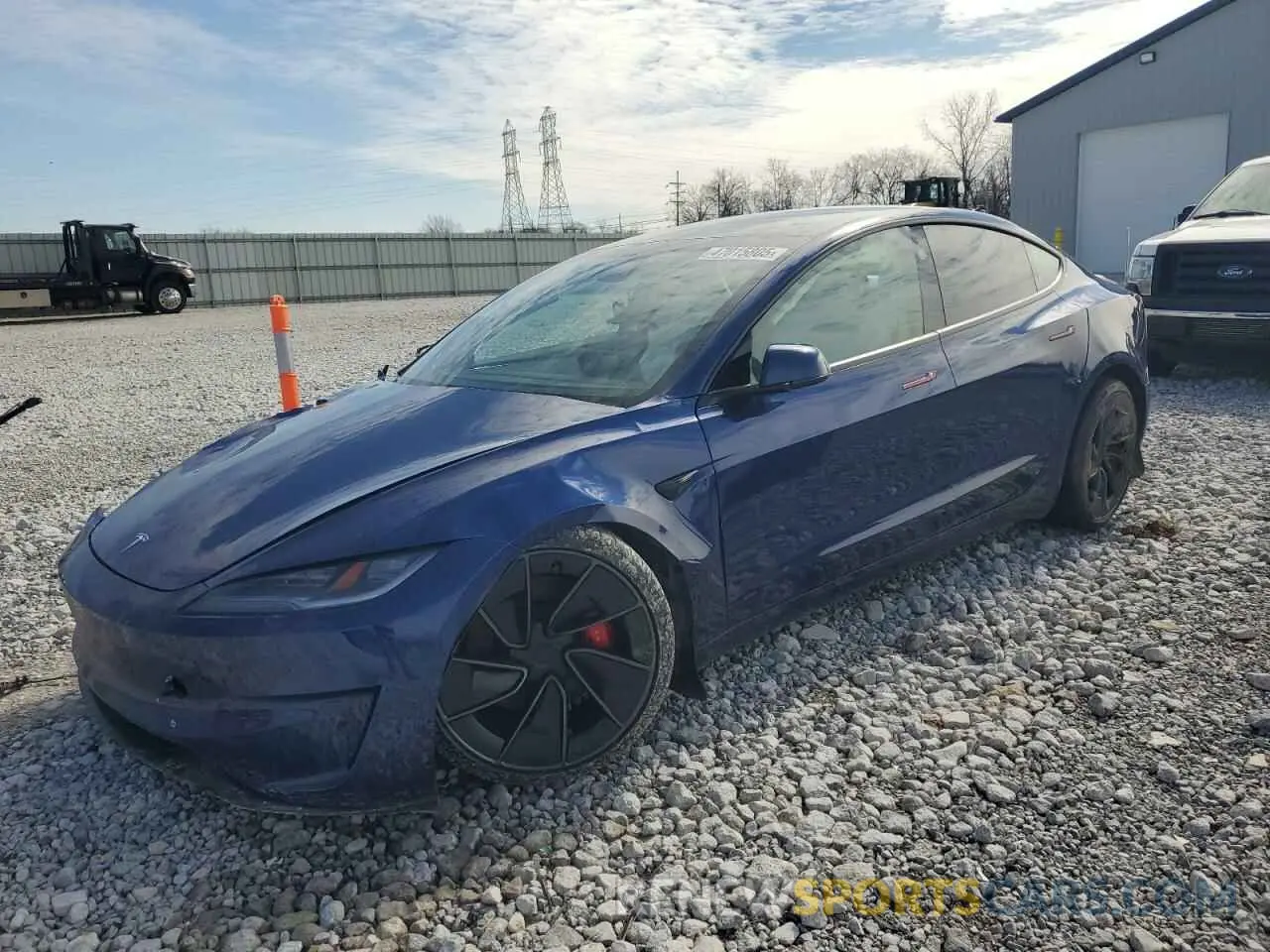 1 Photograph of a damaged car 5YJ3E1ET9RF853227 TESLA MODEL 3 2024