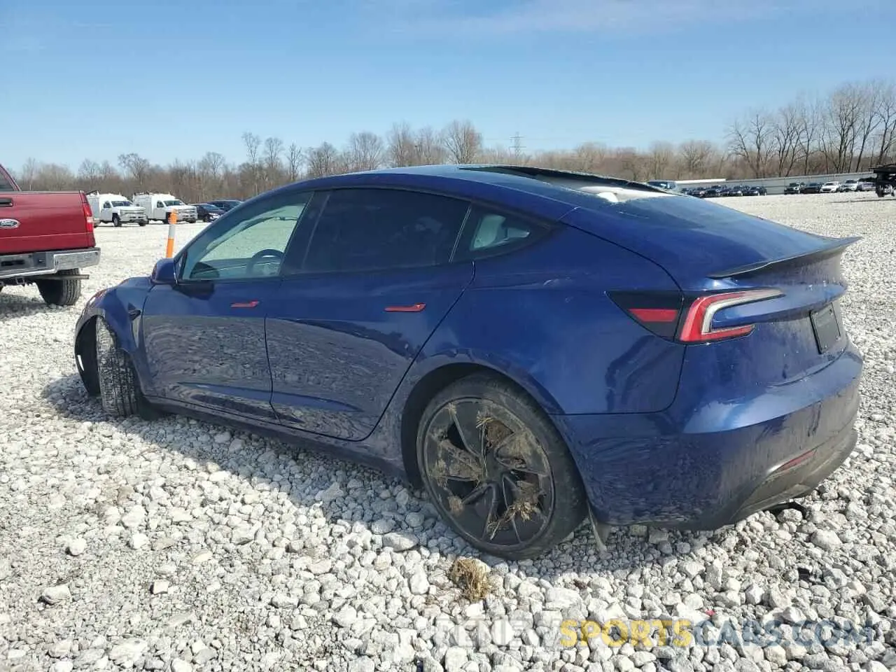 2 Photograph of a damaged car 5YJ3E1ET9RF853227 TESLA MODEL 3 2024
