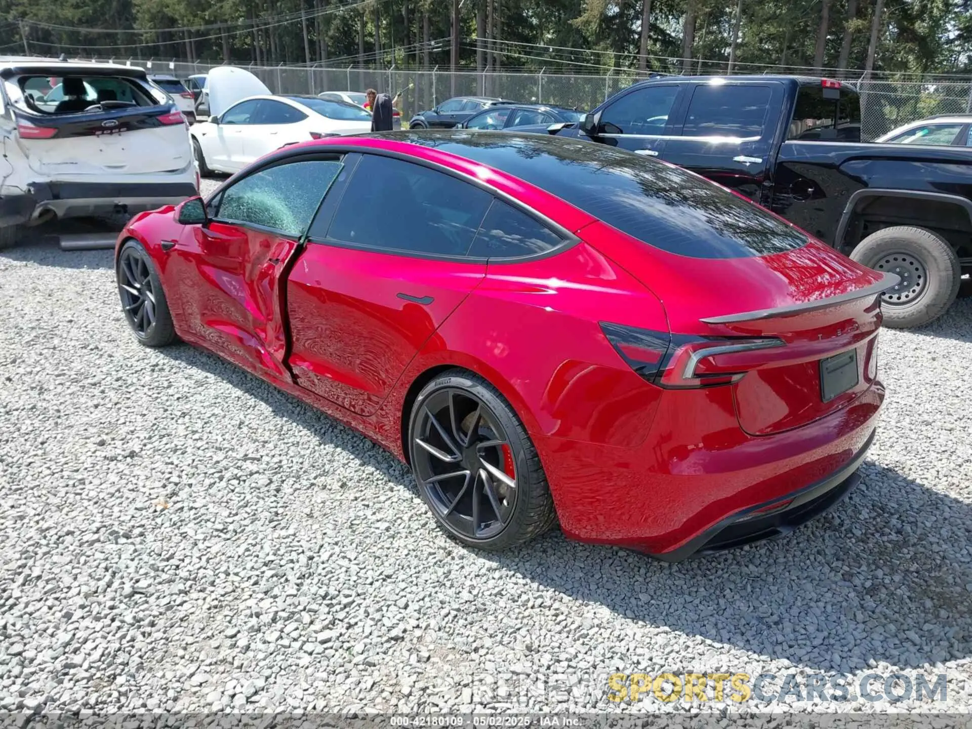 3 Photograph of a damaged car 5YJ3E1ET9RF897132 TESLA MODEL 3 2024