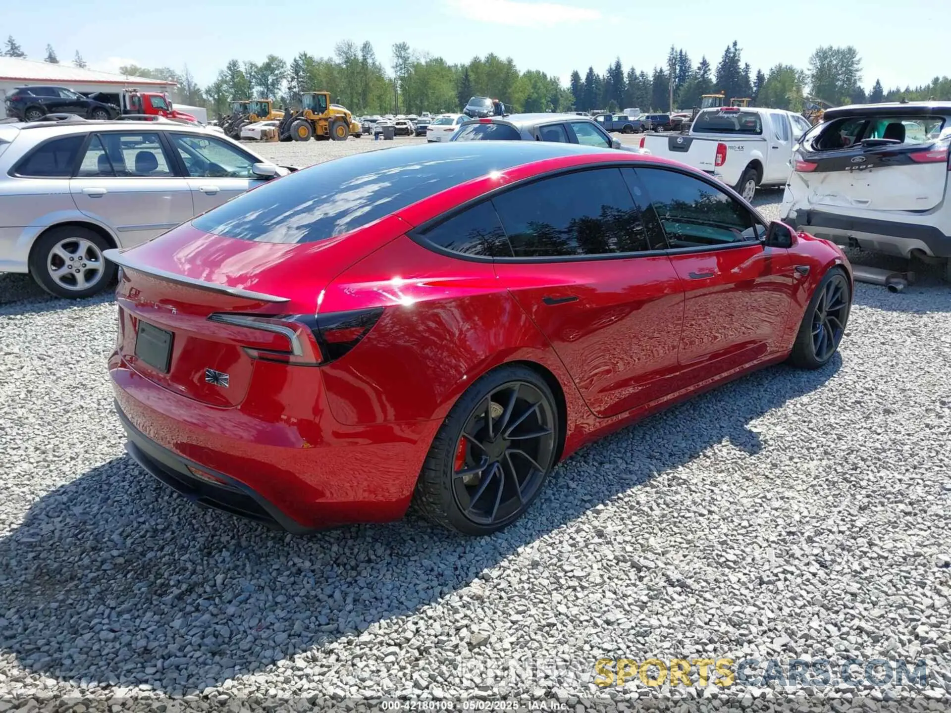 4 Photograph of a damaged car 5YJ3E1ET9RF897132 TESLA MODEL 3 2024
