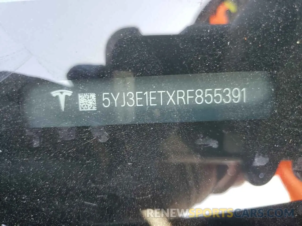 12 Photograph of a damaged car 5YJ3E1ETXRF855391 TESLA MODEL 3 2024