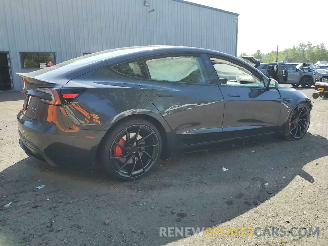 3 Photograph of a damaged car 5YJ3E1ETXRF855391 TESLA MODEL 3 2024