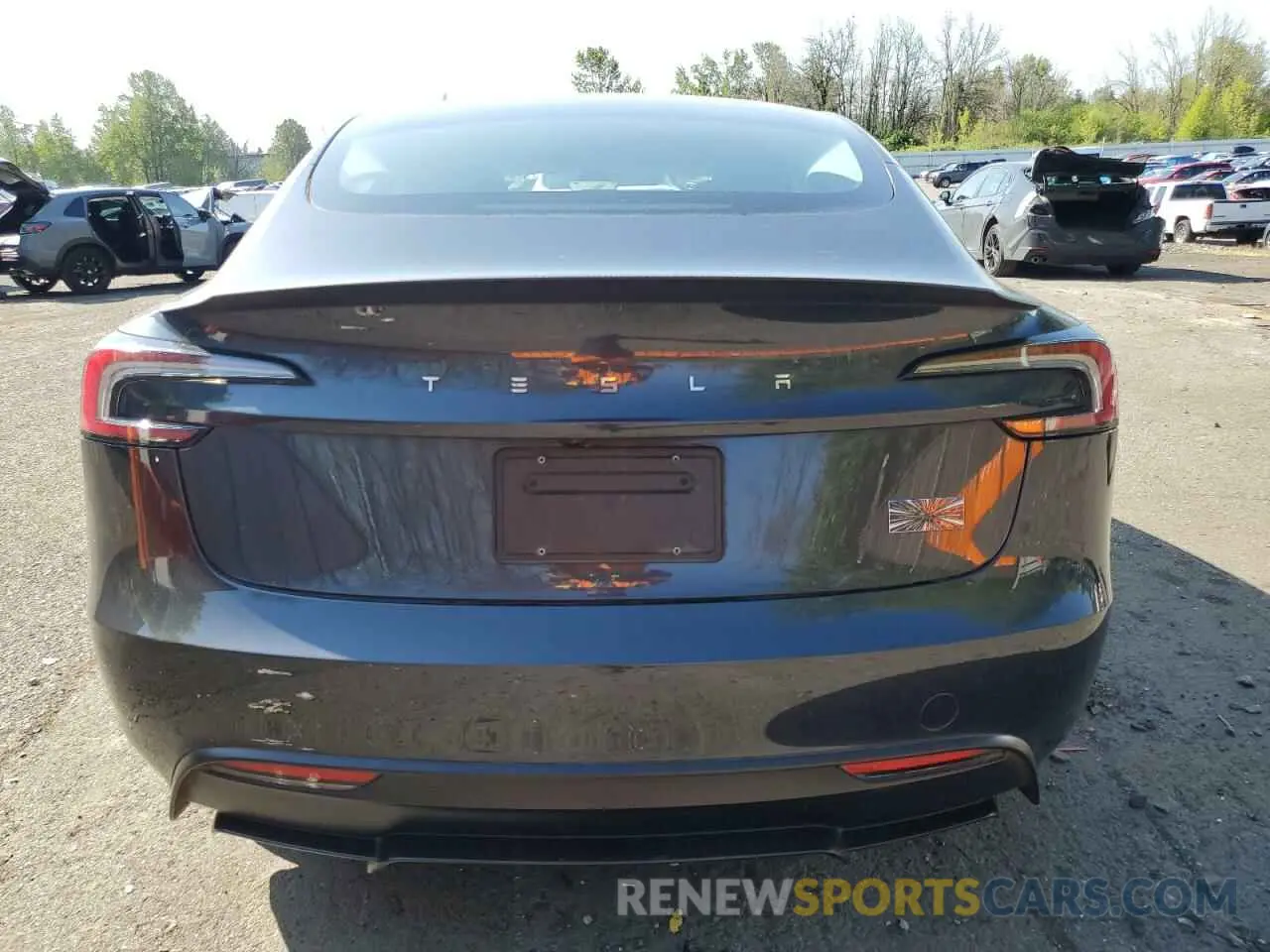 6 Photograph of a damaged car 5YJ3E1ETXRF855391 TESLA MODEL 3 2024