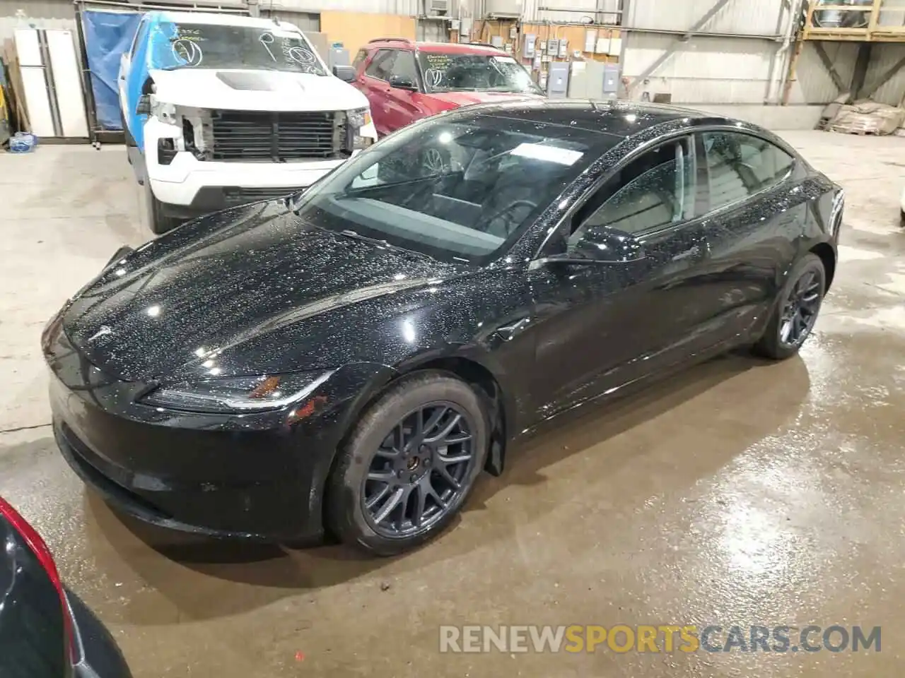 1 Photograph of a damaged car LRW3E7EB1RC088728 TESLA MODEL 3 2024