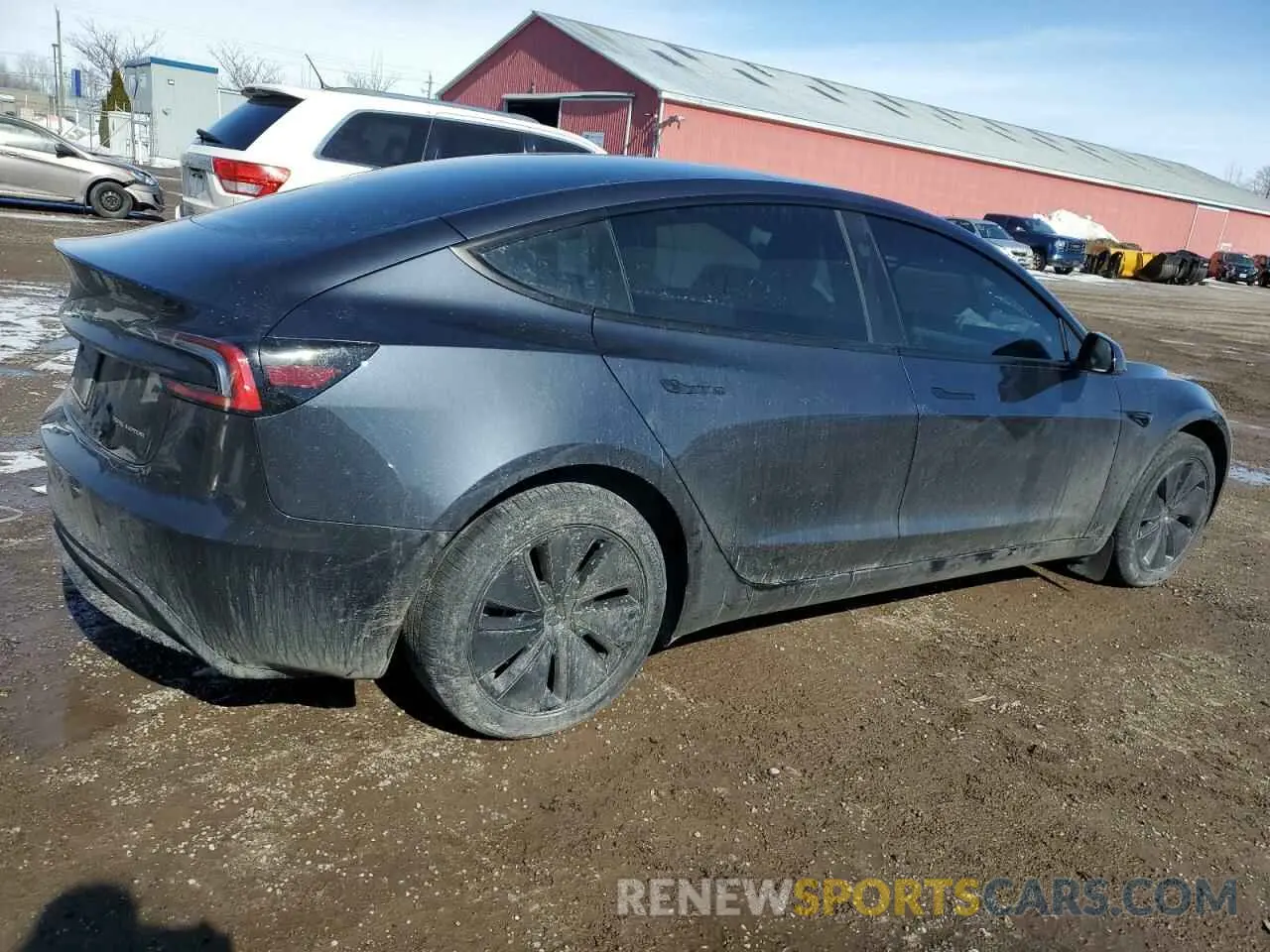 3 Photograph of a damaged car LRW3E7EB7RC101403 TESLA MODEL 3 2024