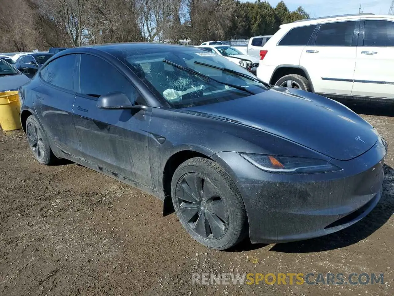 4 Photograph of a damaged car LRW3E7EB7RC101403 TESLA MODEL 3 2024