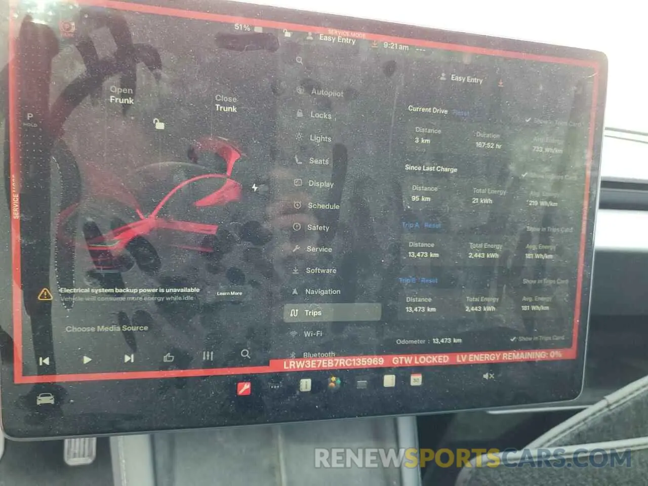 9 Photograph of a damaged car LRW3E7EB7RC135969 TESLA MODEL 3 2024
