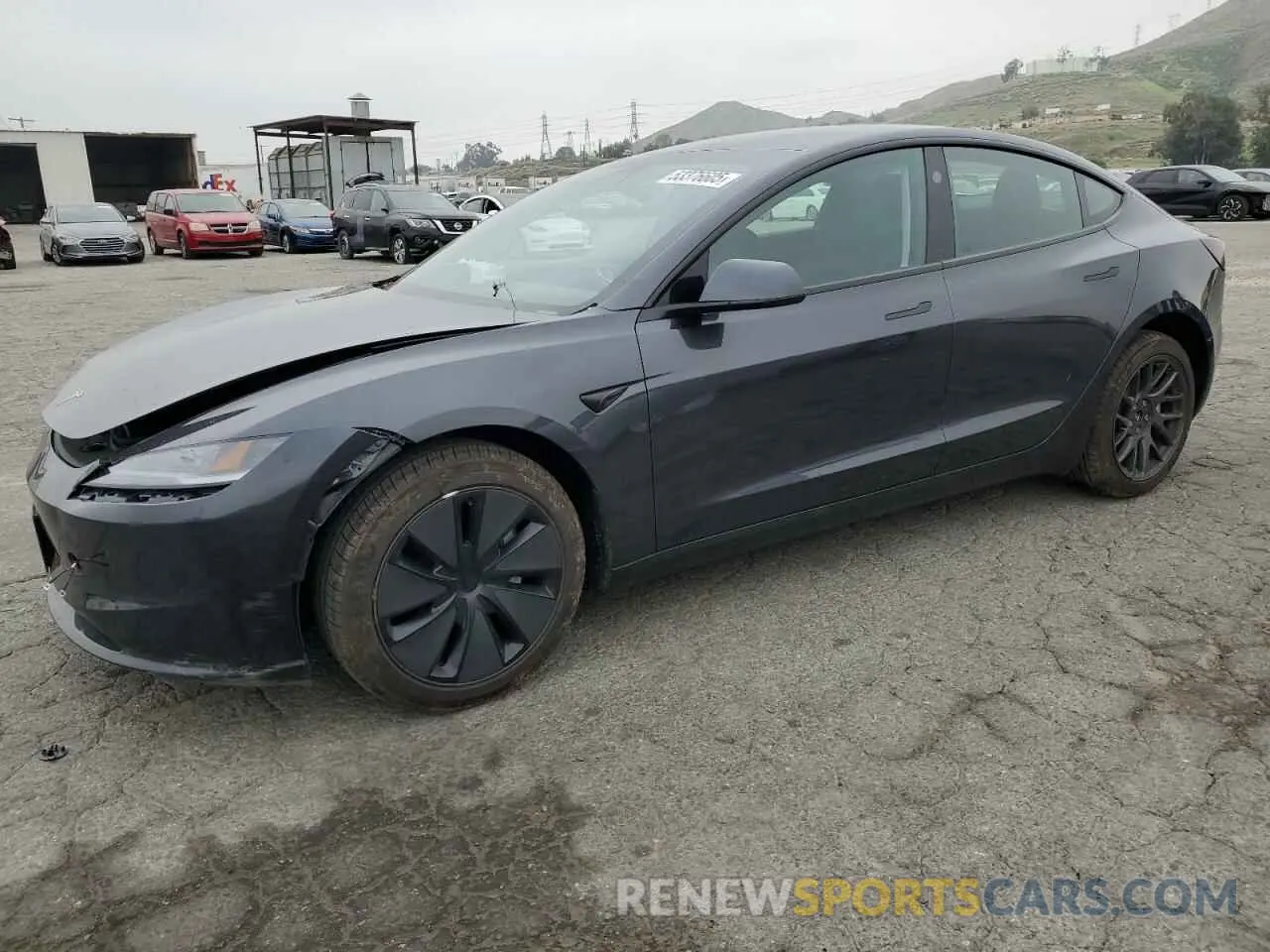 1 Photograph of a damaged car 5YJ3E1EA0SF899825 TESLA MODEL 3 2025