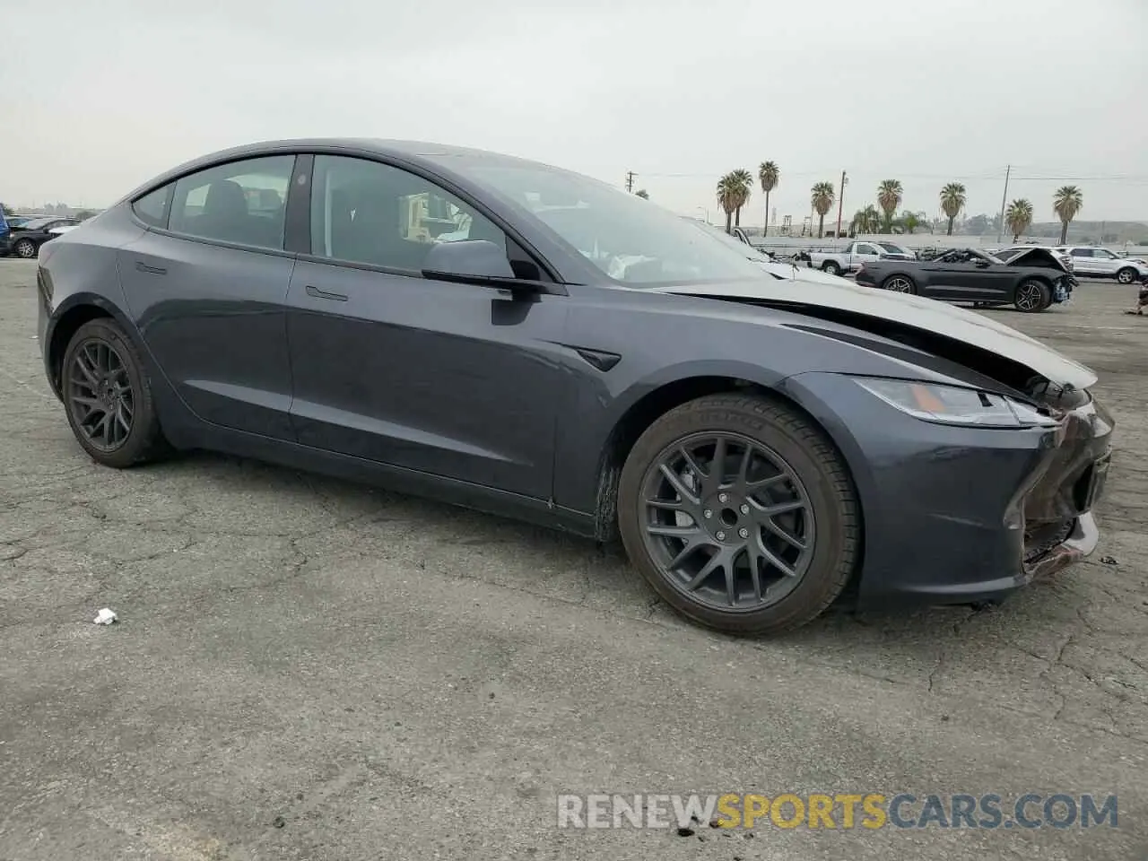 4 Photograph of a damaged car 5YJ3E1EA0SF899825 TESLA MODEL 3 2025