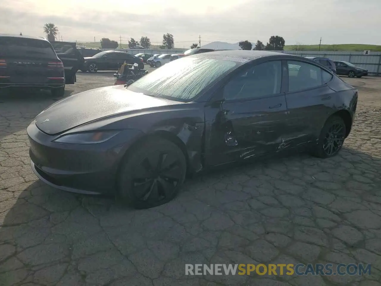1 Photograph of a damaged car 5YJ3E1EA0SF922262 TESLA MODEL 3 2025