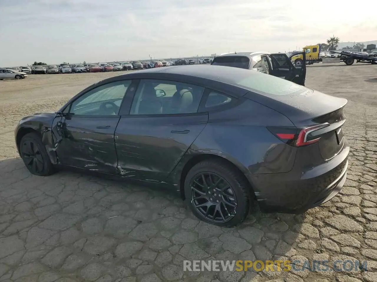 2 Photograph of a damaged car 5YJ3E1EA0SF922262 TESLA MODEL 3 2025