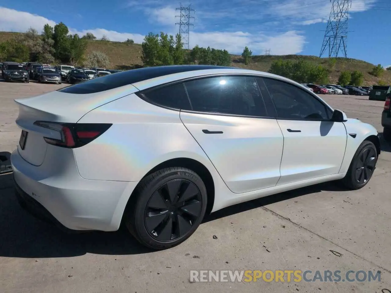 3 Photograph of a damaged car 5YJ3E1EA0SF931348 TESLA MODEL 3 2025