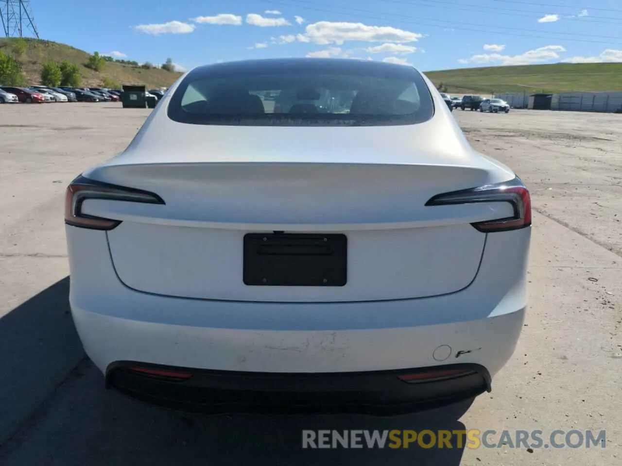 6 Photograph of a damaged car 5YJ3E1EA0SF931348 TESLA MODEL 3 2025