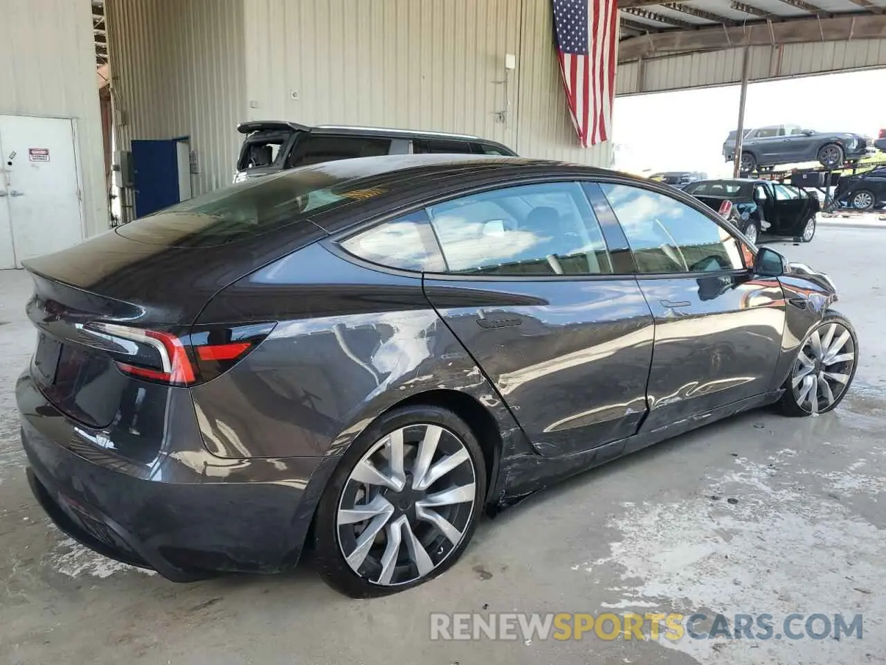 3 Photograph of a damaged car 5YJ3E1EA1SF875968 TESLA MODEL 3 2025
