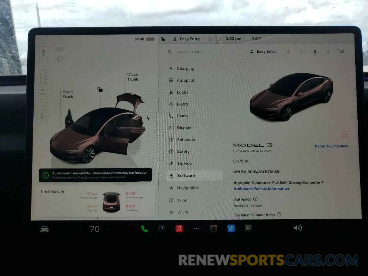 9 Photograph of a damaged car 5YJ3E1EA1SF875968 TESLA MODEL 3 2025
