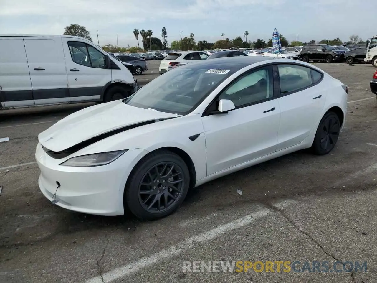 1 Photograph of a damaged car 5YJ3E1EA1SF882516 TESLA MODEL 3 2025