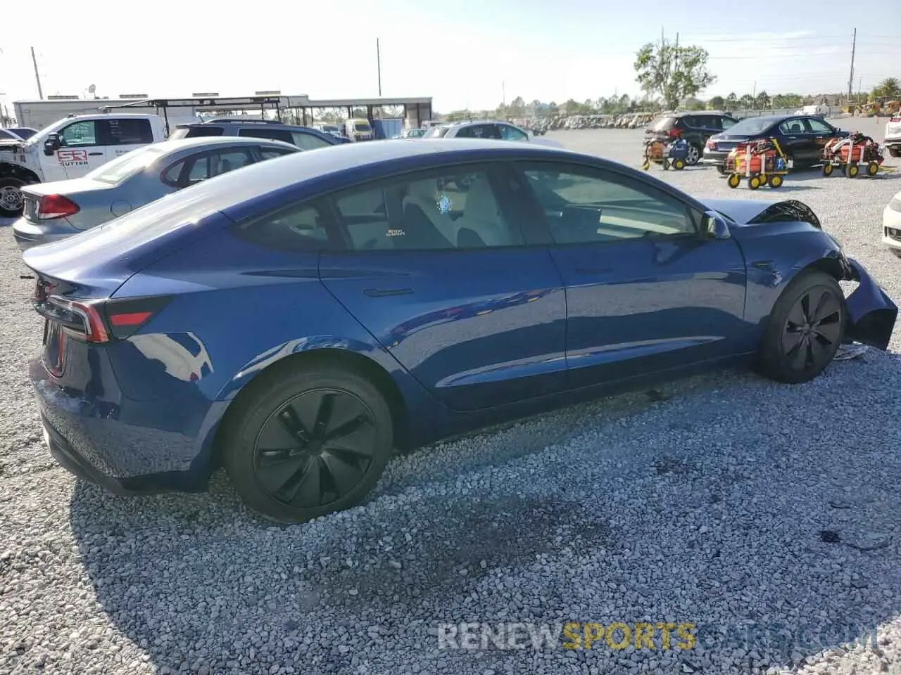 3 Photograph of a damaged car 5YJ3E1EA1SF887750 TESLA MODEL 3 2025