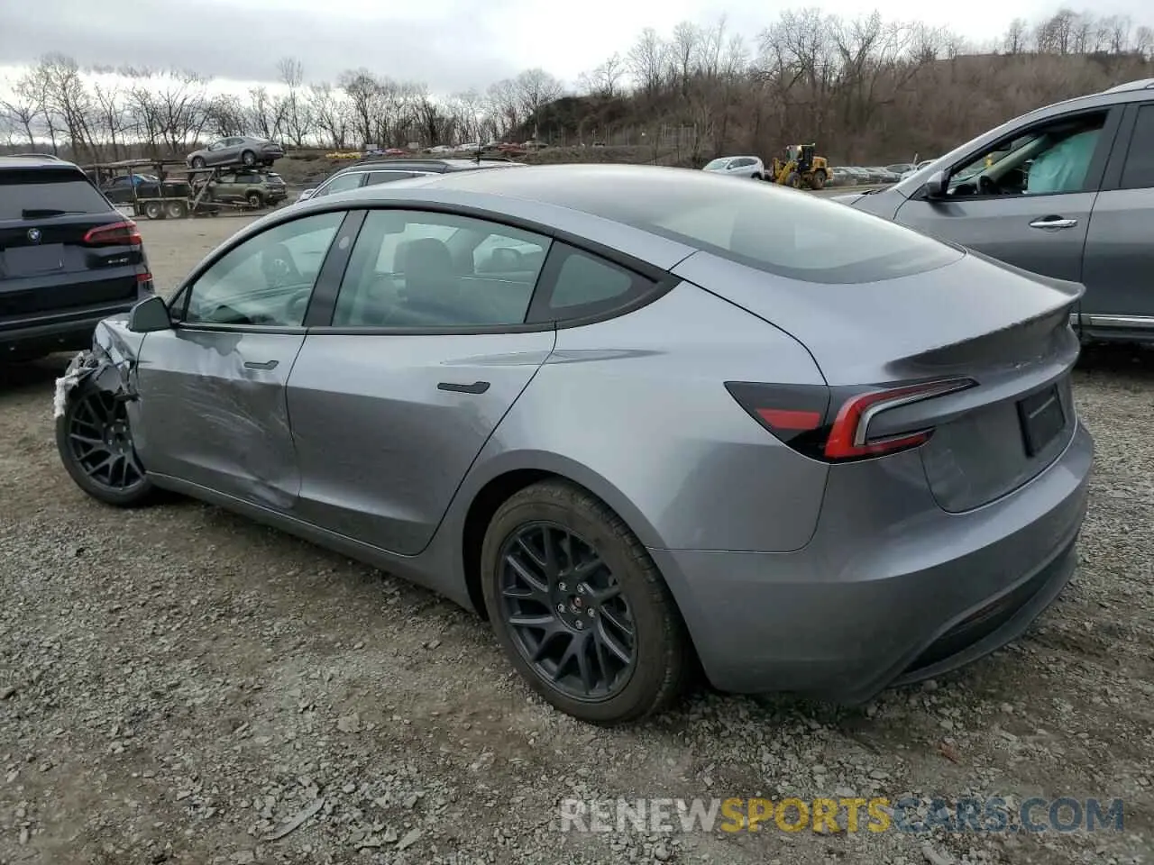 2 Photograph of a damaged car 5YJ3E1EA1SF906894 TESLA MODEL 3 2025