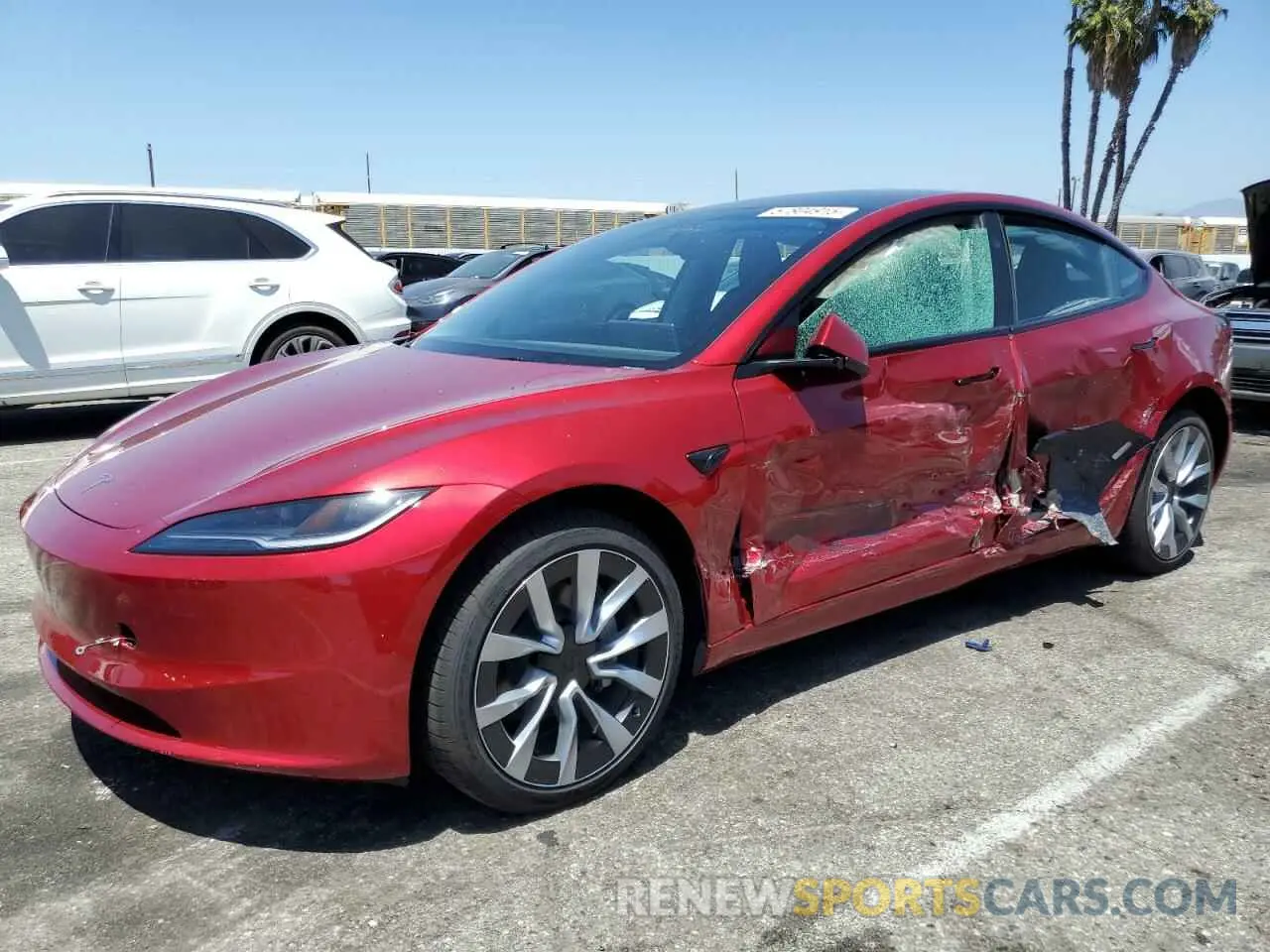 1 Photograph of a damaged car 5YJ3E1EA1SF931133 TESLA MODEL 3 2025