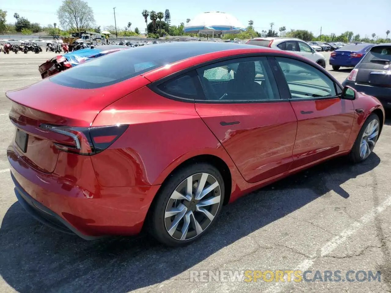 3 Photograph of a damaged car 5YJ3E1EA1SF931133 TESLA MODEL 3 2025