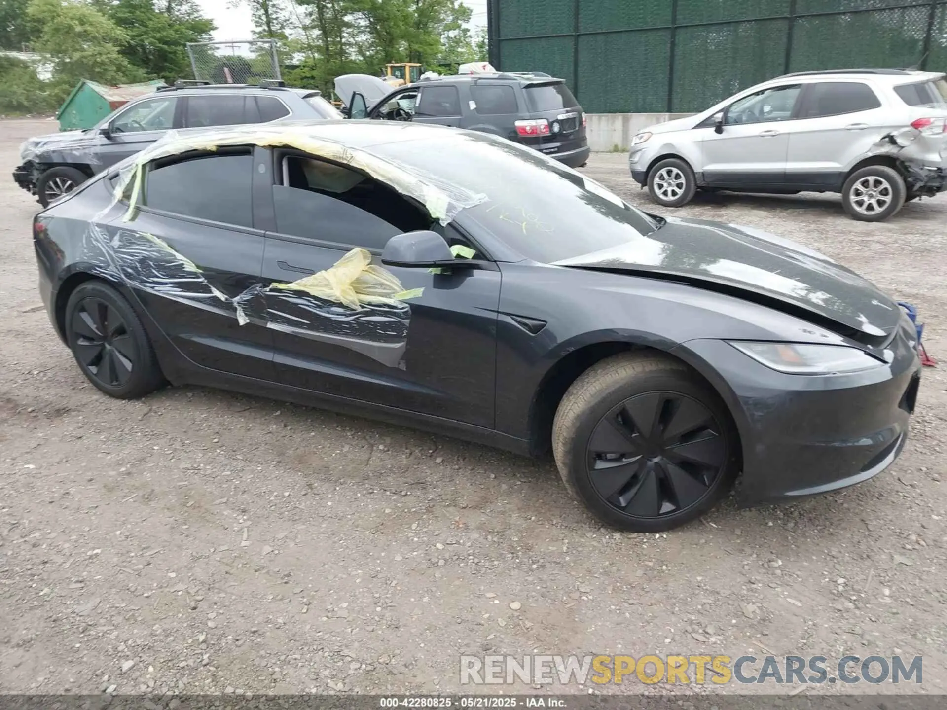 1 Photograph of a damaged car 5YJ3E1EA1SF973222 TESLA MODEL 3 2025