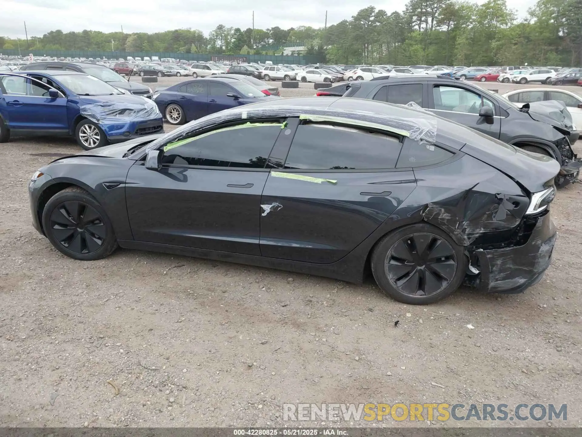 6 Photograph of a damaged car 5YJ3E1EA1SF973222 TESLA MODEL 3 2025