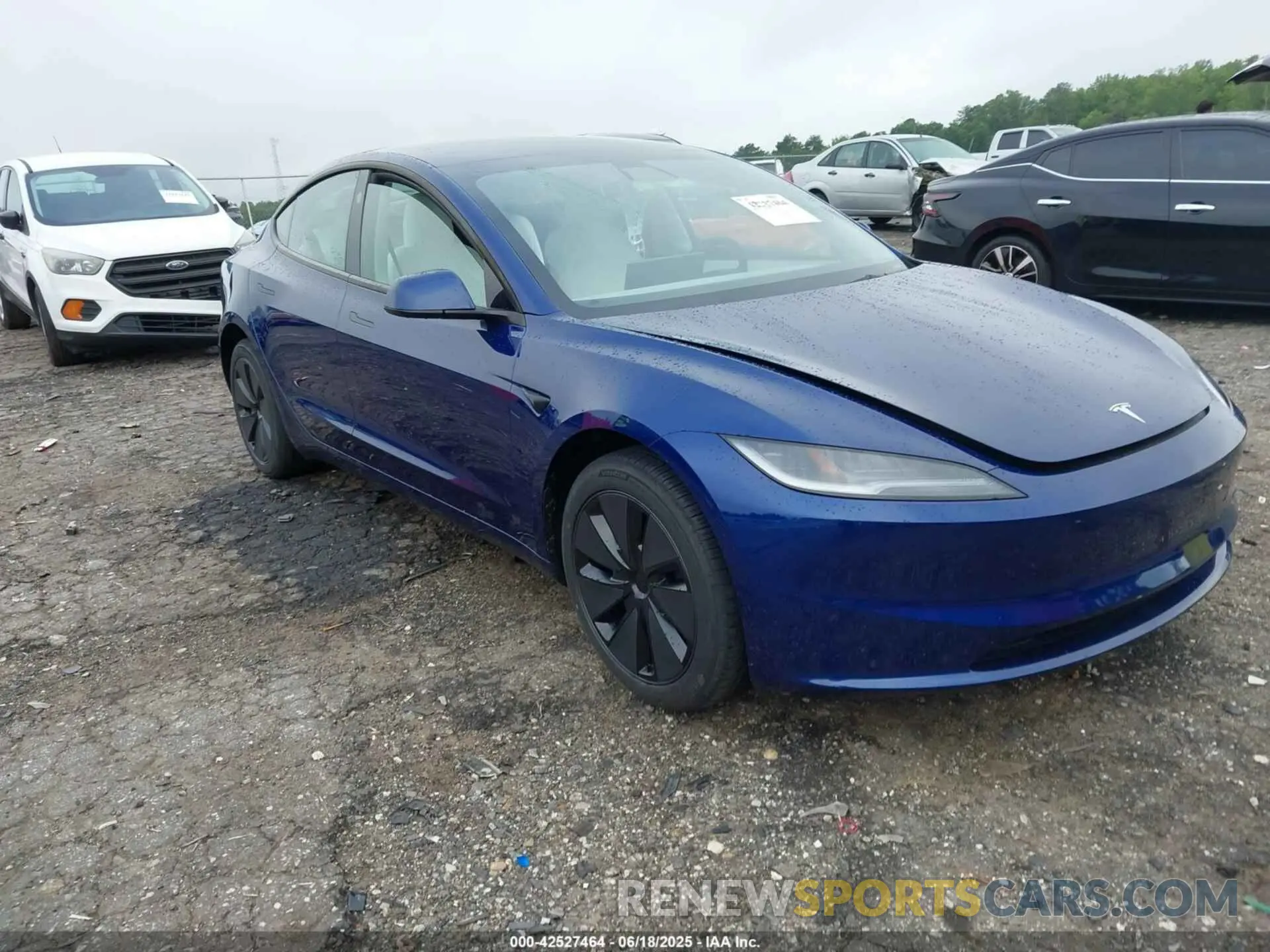 1 Photograph of a damaged car 5YJ3E1EA2SF001516 TESLA MODEL 3 2025