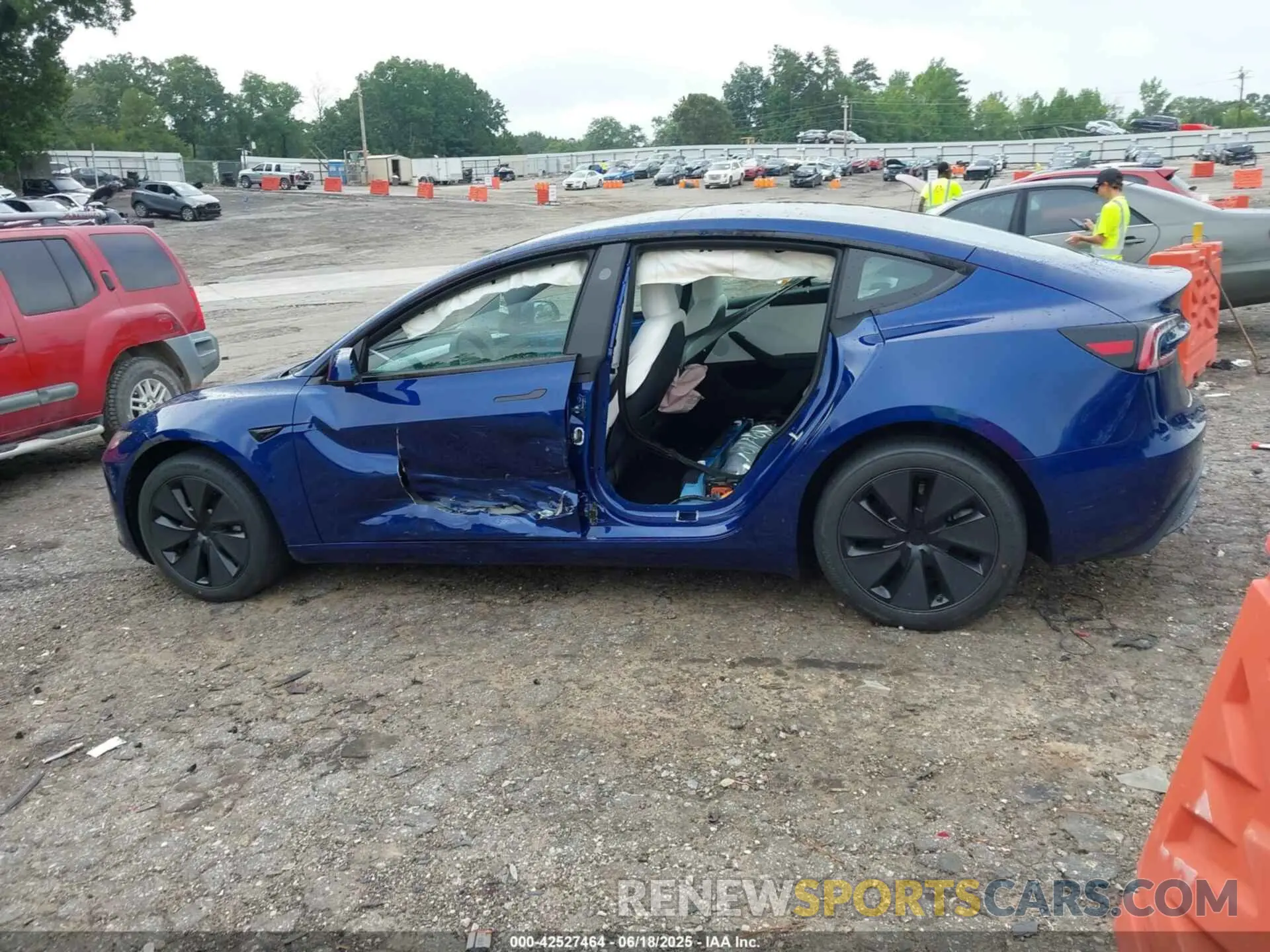 13 Photograph of a damaged car 5YJ3E1EA2SF001516 TESLA MODEL 3 2025