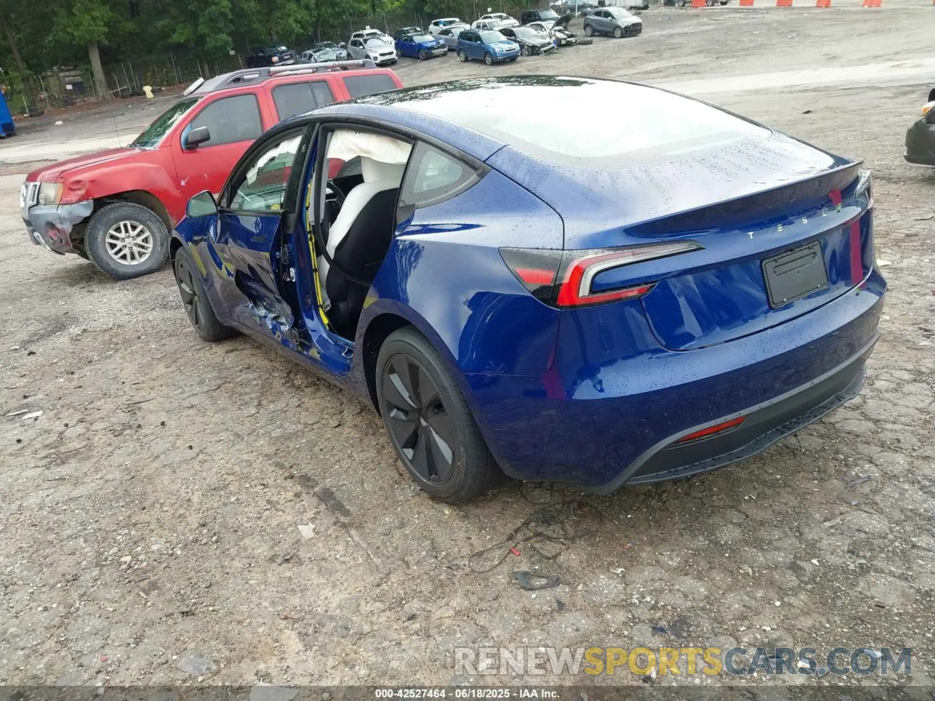 3 Photograph of a damaged car 5YJ3E1EA2SF001516 TESLA MODEL 3 2025