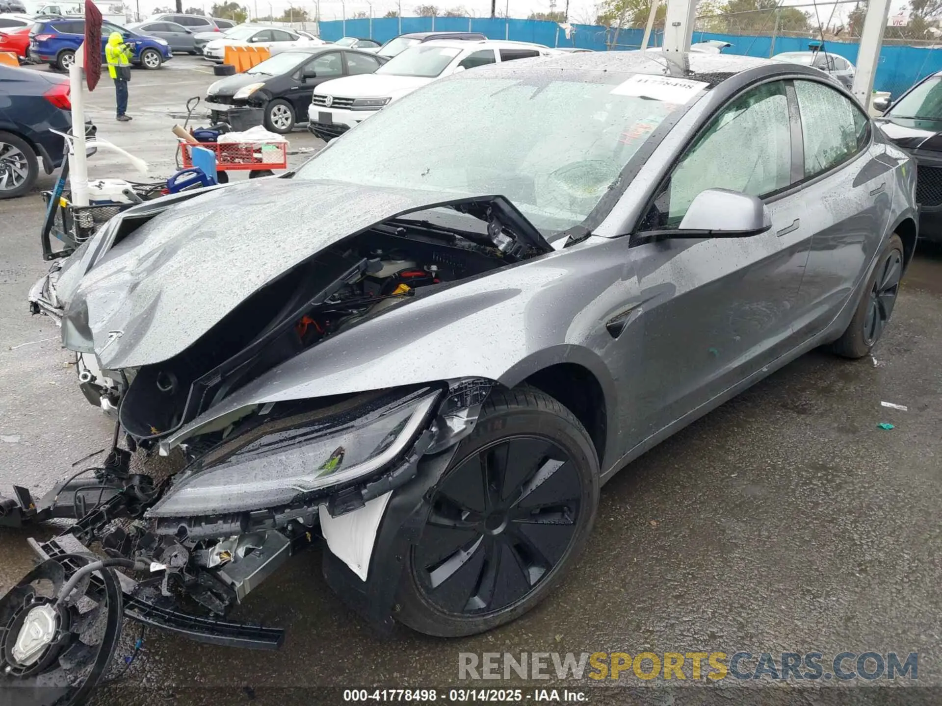 2 Photograph of a damaged car 5YJ3E1EA2SF885408 TESLA MODEL 3 2025